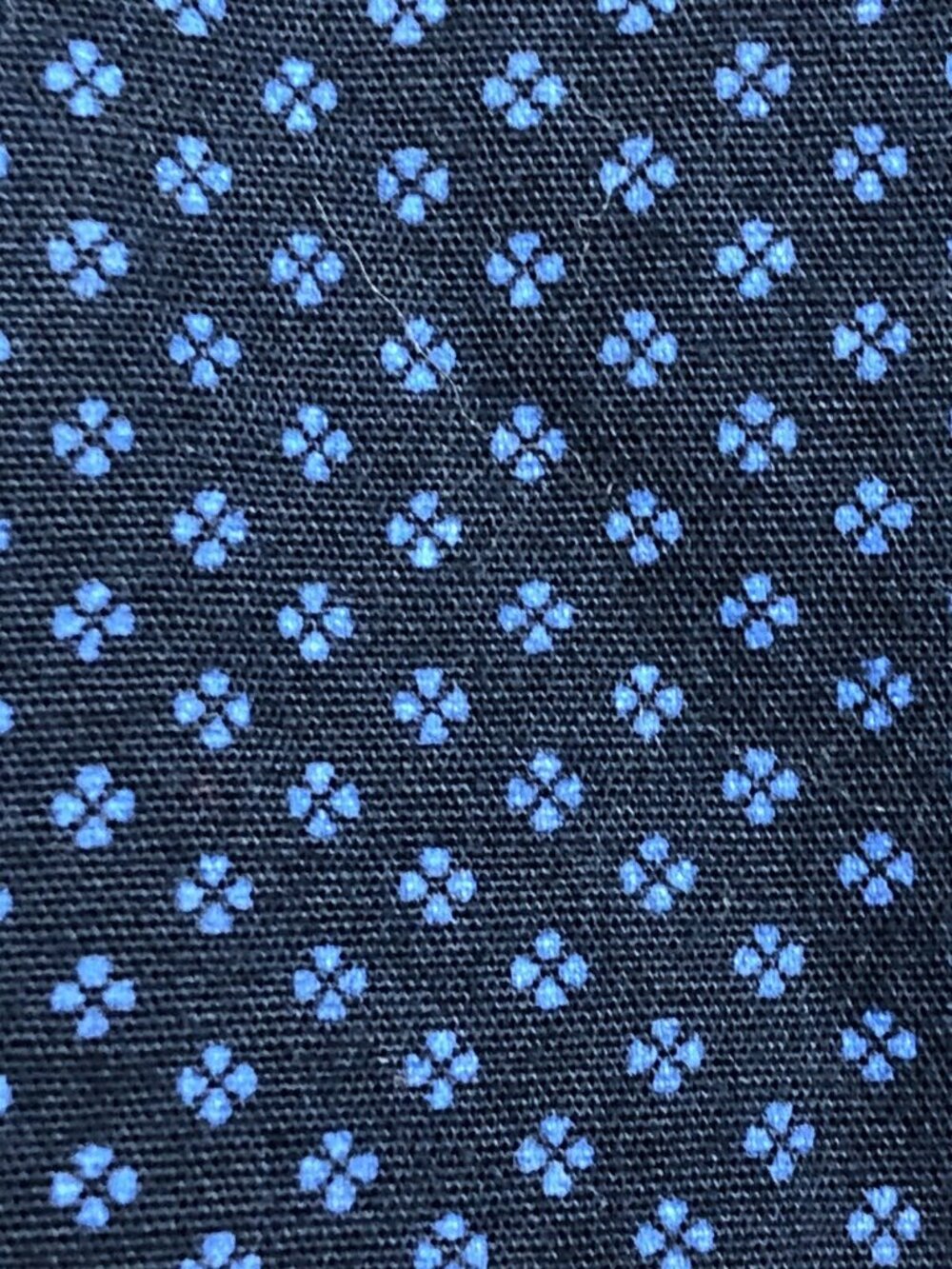 Beverly Hills Polo Club Blue Short Sleeve Button Up Shirt Small Casual Geometric